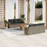  7-dijelni set vrtnih sofa sivi od poliratana | shoptok.hr