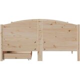 vidaXL Okvir kreveta bez madraca 140 x 190 cm od masivne borovine | shoptok.hr