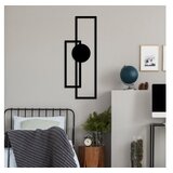 Opviq zidna dekoracija Astratto-1, 32x85 cm, 1.5 mm, Crna | Eponuda.com