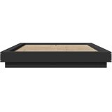  Okvir za krevet s LED svjetlima crni 120 x 190 cm drveni | shoptok.hr