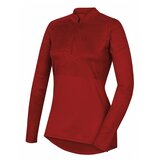Husky women's thermal t-shirt - autumn, winter Active winter long zip red Cene