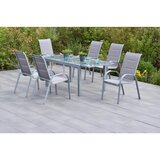 Gardenson Vrtni Set Amalfi, 7-delni, Raztegljiva Miza | Shoptok.si
