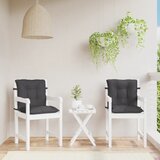  Jastuci za stolice 2 kom prošarano antracit 100x50x7 cm tkanina | shoptok.hr
