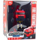  Firefighter Robot Car 2 in 1 Remote Controlled RC Lights Sounds Water | Shoptok.si