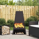  Kamin Crna 60 x 35 x 100 cm Čelik | shoptok.hr