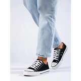 Shelvt Women's classic black sneakers | shoptok.hr