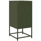 vidaXL Noćni ormarić maslinasto zeleni 36x39x78cm hladno valjani čelik | shoptok.hr