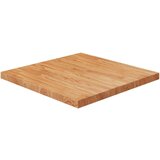  Četvrtasta stolna ploča smeđa 70x70x4 cm tretirana hrastovina Cijene