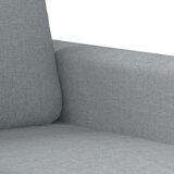  3-dijelni set sofa s jastucima svjetlosivi od tkanine | shoptok.hr