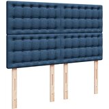 Otomanska postelja z vzmetnico moder 140x190 cm blago, (22054049) | Shoptok.si