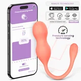 INTOYOU App Series Kyra Pelvic Floor Trainer with Pressure Sensing & App Orange