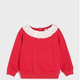 Sinsay Pamučna crewneck majica s ukrasnim ovratnikom Cijene