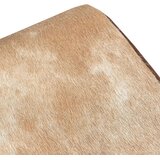 Klupa 40 x 30 x 45 cm Prava koža Smeđa i bijela | shoptok.hr