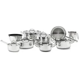Home ECCS200416A Stainless Steel Cookware Set, 16 Pieces
