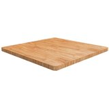  Četvrtasta stolna ploča smeđa 90x90x4 cm tretirana hrastovina | shoptok.hr