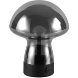  Siva LED namizna svetilka s steklenim senčilom (višina 18 cm) Dooley – | Shoptok.si