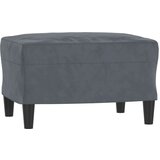  Trosjed s tabureom tamnosivi 180 cm baršunasti | shoptok.hr