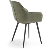Kave Home Kaki zeleni jedilni stoli v kompletu 2 ks iz umetnega usnja Amira – | Shoptok.si