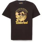 Timberland Majica 'Hike Out' svetlo rjava / rumena / kaki / črna