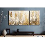 WALLXPERT 3P70100C008 Multicolor Decorative Canvas Painting (3 Pieces) | Eponuda.com