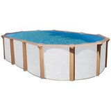 Mömax Bazen Steely De Luxe Supreme, Peščeni Filter, 730x370cm | Shoptok.si