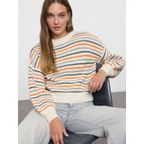 Trendyol ženski duks Twoaw25Kz00351, bež-sivi | Eponuda.com