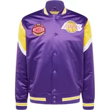 Mitchell & Ness Prehodna jakna 'NBA' rumena / lila / rdeča / off-bela