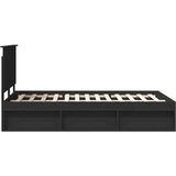  Okvir za krevet Crna 120 x 200 cm Čvrsto borovo drvo | shoptok.hr