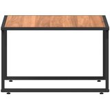  Kava Stol Crna i smeđa 55 x 55 x 35 cm Čelik s prahom premazan | Eponuda.com