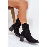 S. BARSKI Ladies Cutout Cowboy Ankle Boots Heeled S.Barski | Shoptok.si