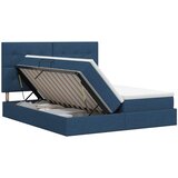  Krevet s od storage s uzglavljem Plava 180 x 200 cm Tkanina | shoptok.hr