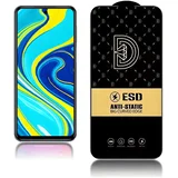 antistatičko kaljeno staklo za Xiaomi Redmi Note 9S - Crna KP24204