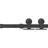 vidaXL Klizna Vrata s Opremljenjem "ORKDAL" Bijela 86x211 cm | shoptok.hr