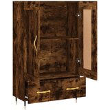  Visoka komoda boja hrasta 69,5 x 31 x 115 cm konstruirano drvo | shoptok.hr