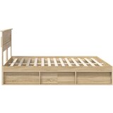  Konstrukcija postelje Sonoma 200 x 200 cm Masivno borovo les, (5000103842) | Shoptok.si