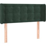  LED posteljno vzglavje temno zeleno 83x16x78/88 cm žamet | Shoptok.si