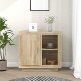 vidaXL Komoda sonoma hrast 80x40x75 cm | Shoptok.si