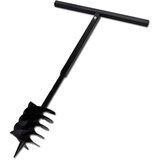 Ručna burgija za zemlju sa ručkom 180 mm i produžnom cijevi 9 m čelik | shoptok.hr