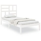  Okvir za krevet od masivnog drva bijeli 100 x 200 cm | shoptok.hr