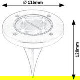 Rabalux Dannet LED 0,24W senzor hrom/crna Spoljna rasveta | ePonuda.com