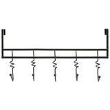 Premier Housewares Crna metalna vješalica za vrata 46 cm Jaxen – | shoptok.hr