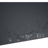  Vrtna saksija Antracit 100 x 30 x 49 cm Čelična vrata | shoptok.hr