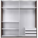 P & B OMARA Z DRSNIMI VRATI, barva oreha | Shoptok.si