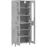  Visoka komoda siva betona 69,5x34x180 cm od konstruiranog drva | shoptok.hr