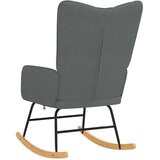  Stolica za ljuljanje od tkanine tamnosiva | shoptok.hr