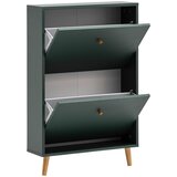 MID.YOU OMARA Z LOPUTAMI ZA ČEVLJE gozdno zelena | Shoptok.si
