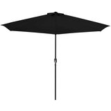  Balkonski suncobran crni 300 x 155 x 223 cm polukružni | shoptok.hr
