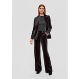 s.Oliver BLACK LABEL Majica črna / srebrna | Shoptok.si