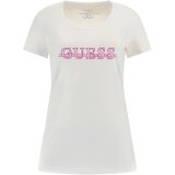 Guess Majica roza / bijela | shoptok.hr