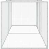  Kavez za kokoši s krovom antracit 203x98x90 cm pocinčani čelik | shoptok.hr